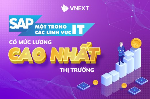 SAP - MỘT TRONG CÁC LĨNH VỰC IT CÓ MỨC LƯƠNG CAO NHẤT THỊ TRƯỜNG